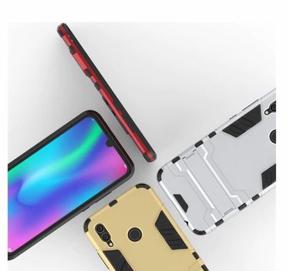 Ударопрочный чехол с подставкой для Huawei P Smart 2019 / Honor 10 Lite - Gold