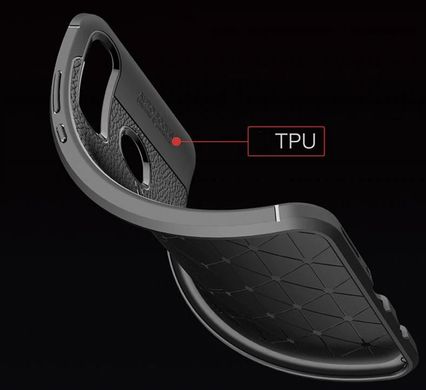 Силиконовый чехол Hybrid Leather для Huawei P30 lite
