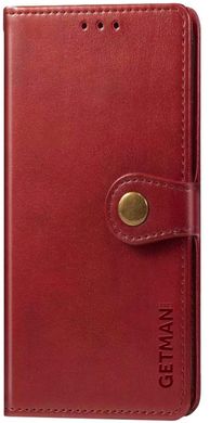 Чехол-книжка Getman Gallant для Xiaomi Redmi Note 12 - Dark Red