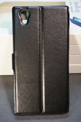 Чехол (книжка) с окошком для Lenovo P70 "черный"