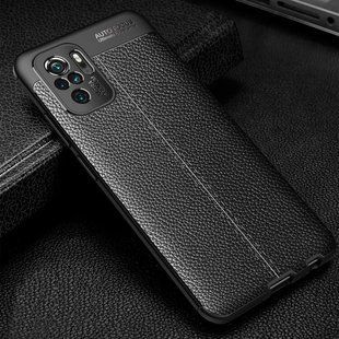 Чехол Hybrid Leather для Xiaomi Redmi Note 10 - Black