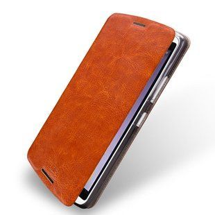 Шкіряний чохол-книжка MOFI для Lenovo Vibe X3 "коричневий"