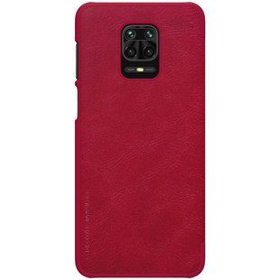 Шкіряний чохол-книжка Nillkin Qin Series для Xiaomi Redmi Note 9s / 9 Pro / 9 Pro Max - Brown
