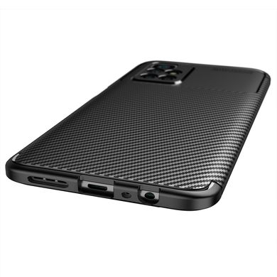 Защитный чехол Hybrid Carbon для Xiaomi Poco M4 Pro 5G - Black