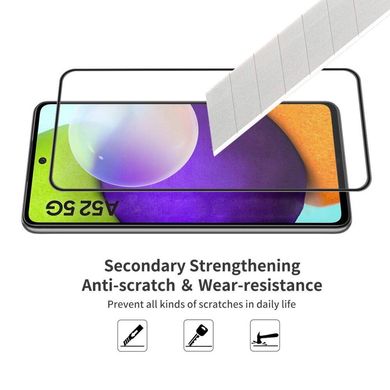 Захисне скло 5D (full glue) для Samsung Galaxy A52 (5G)