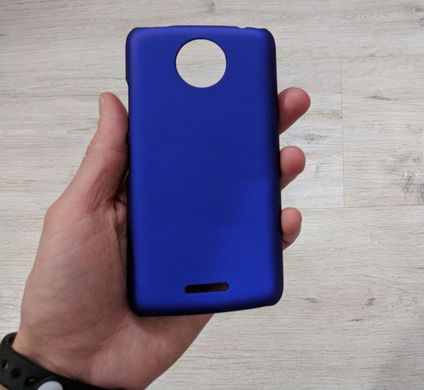 Пластиковый чехол Mercury для Motorola Moto C Plus "синий"
