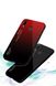TPU+Glass чехол Gradient HELLO для Xiaomi Redmi Note 7 - Red (16954). Фото 3 из 7