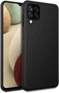 Силиконовый TPU чехол Premium Matte для Samsung Galaxy M12/A12 - Black