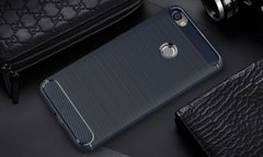 Защитный чехол Hybrid Carbon для Xiaomi Redmi Note 5A / Note 5A Prime - Navy Blue