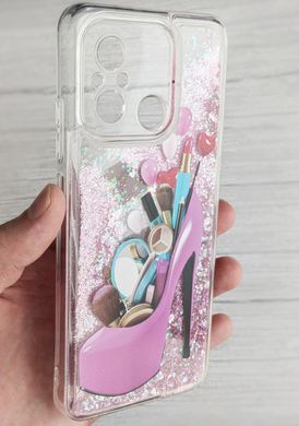 Чехол Fluid Painted для Xiaomi Redmi 12C - Pink