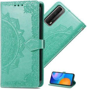 Чехол-книжка JR Art Series для Huawei P Smart 2021 - Green
