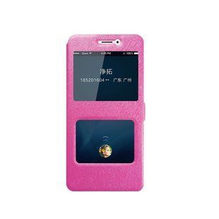 Чехол (книжка) с окошком для Xiaomi Redmi Note 6 Pro - Pink