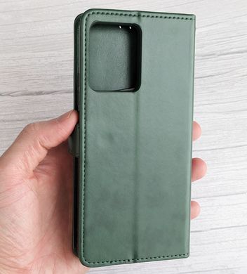 Чехол-книжка Getman Gallant для Xiaomi Redmi Note 12 - Navy Green