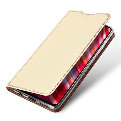 Чехол-книжка Dux Ducis с карманом для Xiaomi Redmi Note 8 Pro - Gold