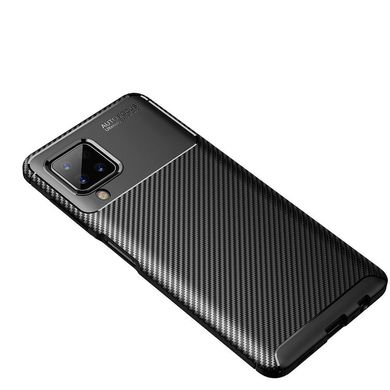 Чохол Premium Carbon для Samsung Galaxy A12/M12 - Black