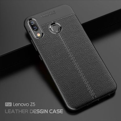 Защитный чехол Hybrid Leather для Lenovo Z5 - Black