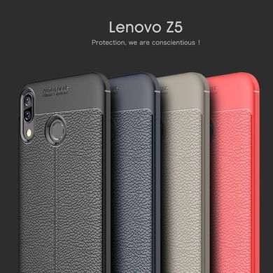 Защитный чехол Hybrid Leather для Lenovo Z5 - Blue