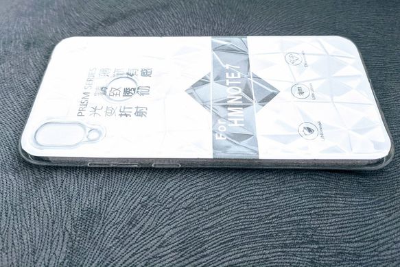 Чохол Transparent Diamond для Xiaomi Redmi Note 7 - Blue