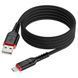 Кабель Hoco X50 Excellent USB - Micro USB 1m (2.4A) - Dark Black (26580). Фото 1 из 7