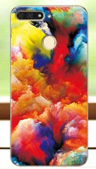 Чехол с рисунком для Huawei Y6 PRIME 2018 - Цветная волна