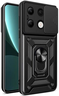 Ударостійкий чохол Hybrid Ring Camshield для Xiaomi Redmi Note 13 - Black