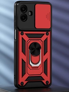 Удароміцний чохол Hybrid Ring Camshield для Samsung Galaxy A07 - Red