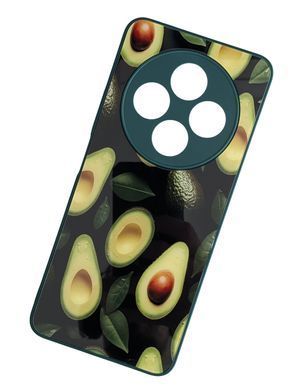 Защитный чехол Glass Art для Xiaomi Redmi 14C - Green