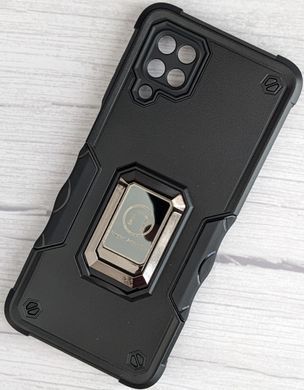 Ударостійкий чохол Transformer Ring для Samsung Galaxy A12 / M12 - Navy Black