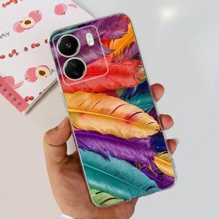 Силіконовий чохол з малюнком для Xiaomi Redmi 13C - Пір'я