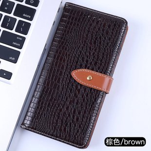 Чехол-книжка Croco для Lenovo K5 Note 2018 / K9 Note - Brown