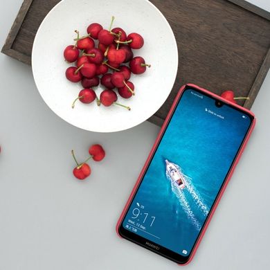 Чехол пластиковый Nillkin Matte для Huawei Y7 2019 - Red