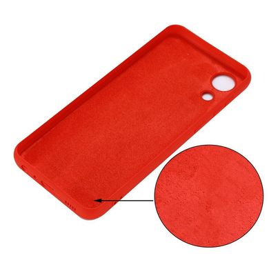 Силіконовий TPU чохол Premium Matte для Samsung Galaxy A03 Core - Dark Red