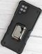 Ударостійкий чохол Transformer Ring для Samsung Galaxy A12 / M12 - Navy Black (48652). Фото 1 із 10