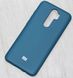 Чохол Premium Silicone Case для Xiaomi Redmi Note 8 Pro - Blue (11173). Фото 1 із 14