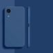 Силиконовый TPU чехол Premium Matte для Samsung Galaxy A03 Core - Dark Blue (65877). Фото 1 из 8