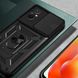 Удароміцний чохол Hybrid Ring Camshield для Xiaomi Redmi 12C - Black (4864). Фото 4 із 15