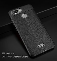 Защитный чехол Hybrid Leather для Xiaomi Redmi 6 - Black