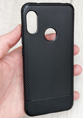 TPU чехол Carbon Lite для Xiaomi Mi A2 Lite / Redmi 6 Pro - Black