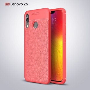 Защитный чехол Hybrid Leather для Lenovo Z5 - Red