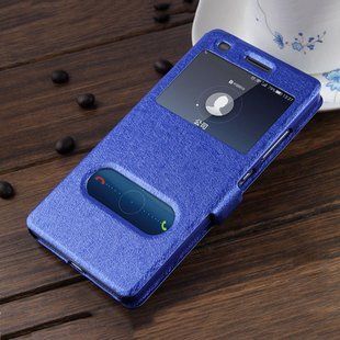 Чехол (книжка) с окошком для Huawei Y7 2018 / Y7 Prime 2018 / Honor 7C Pro - Blue