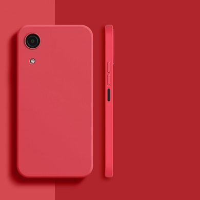 Силіконовий TPU чохол Premium Matte для Samsung Galaxy A03 Core - Dark Red