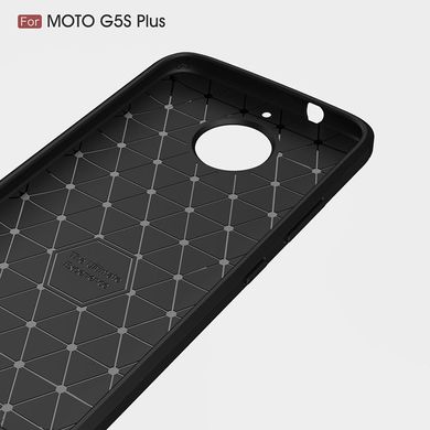 Защитный чехол Hybrid Carbon для Motorola Moto G5s Plus "синий"