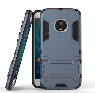 Защитный чехол Hybrid для Motorola Moto G5 Plus "синий"