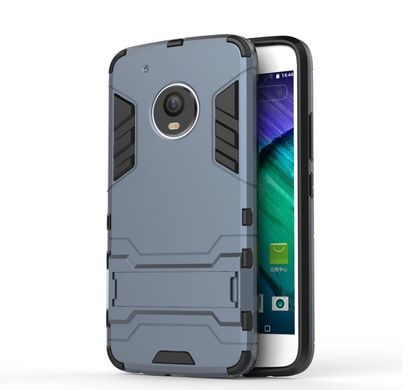 Защитный чехол Hybrid для Motorola Moto G5 Plus "синий"