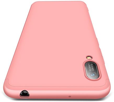 Пластиковый чехол GKK 360 для Huawei Y6 2019 - Pink