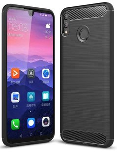 Защитный чехол Hybrid Carbon для Huawei Honor 8X Max - Black