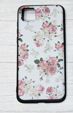Чохол із малюнком для Huawei Y5P - Квіти на білому тлі
