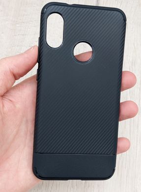 TPU чохол Carbon Lite для Xiaomi Mi A2 Lite / Redmi 6 Pro - Blue