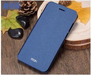 Шкіряний чохол-книжка MOFI для Lenovo K5 Note (A7020) "синій"