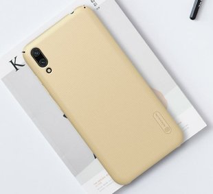 Чехол пластиковый Nillkin Matte для Huawei Y7 2019 - Gold